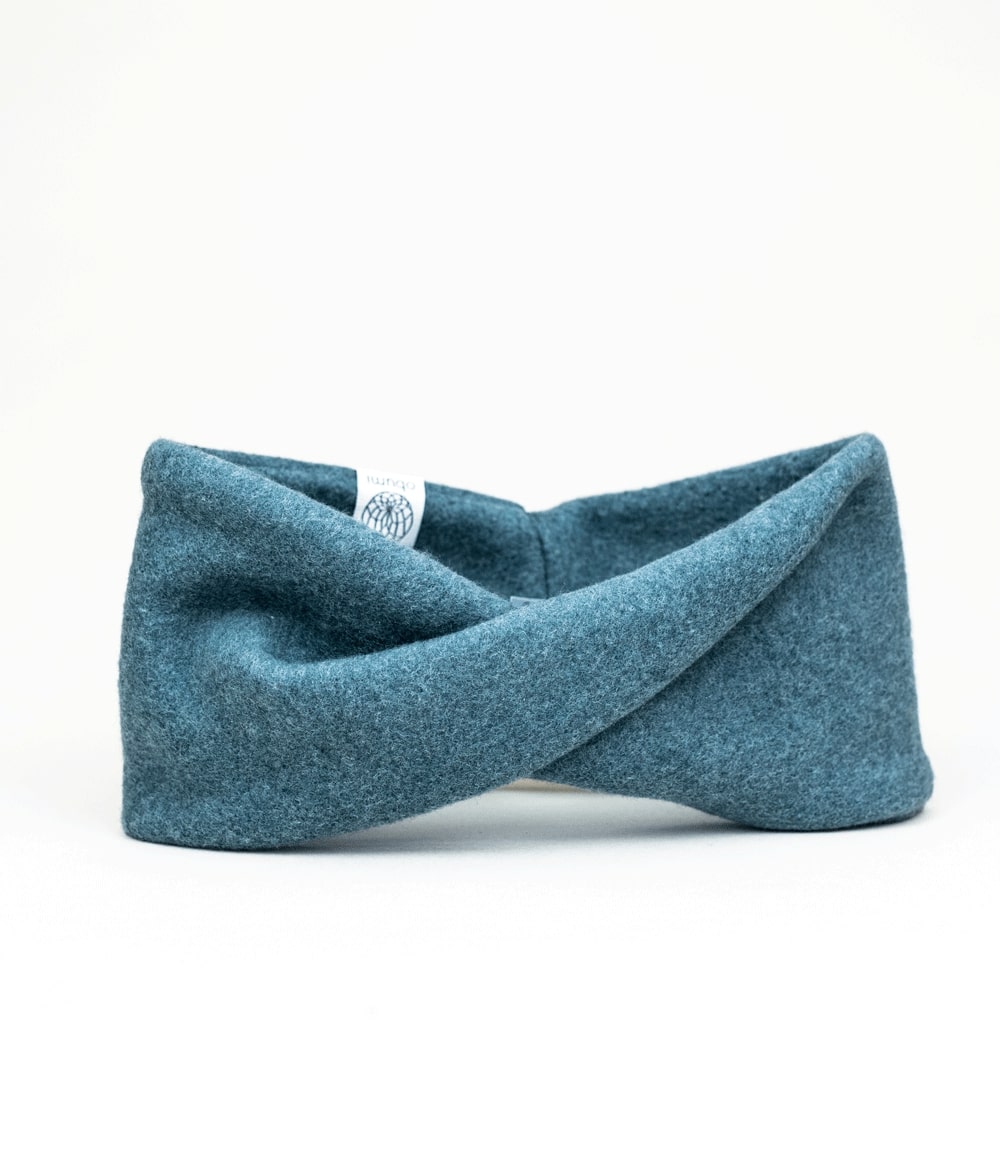 Stirnband Twist aus Bio Baumwolle - Stirnbänder - obumi - 167 - Aquamarine