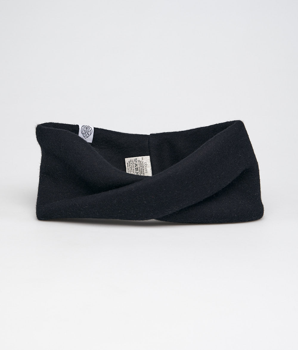 Stirnband Twist aus Bio Baumwolle - Stirnbänder - obumi - 170 - Black