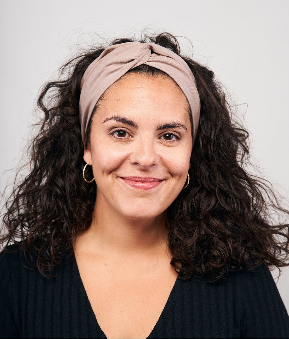 Haarband / Haarreif – verstellbar & bequem - Haarbänder - obumi - 257 - Beige - Lyocell
