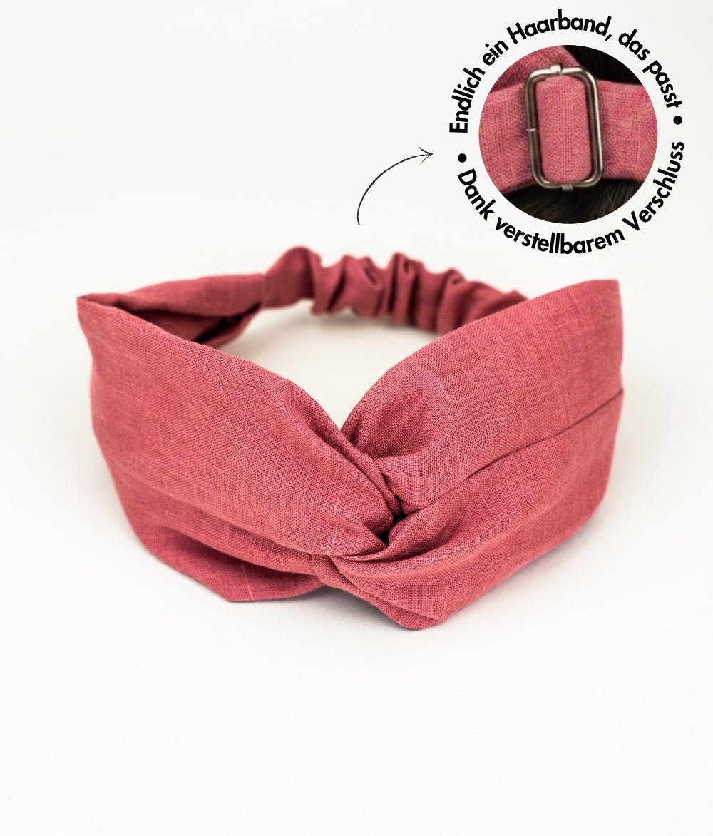 Haarband / Haarreif – verstellbar & bequem - Haarbänder - obumi - 260 - Floral - Bio Baumwolle