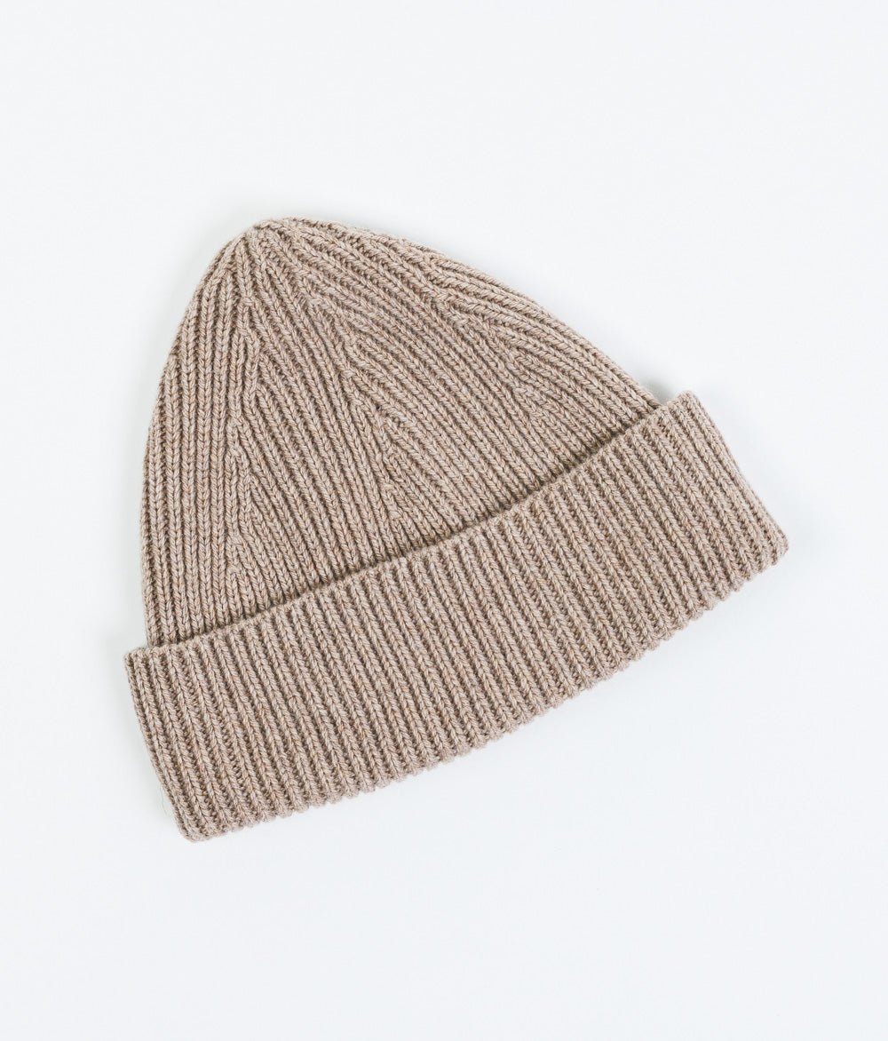 Mütze aus recyceltem Kaschmir - Mütze - obumi - 925 - Beige Melange