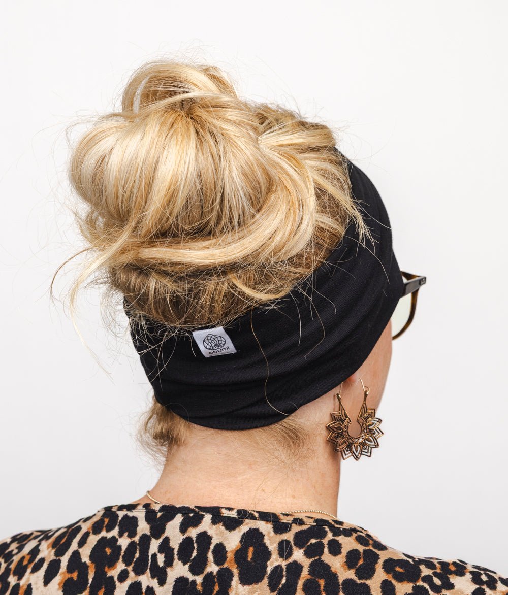 Stirnband Twist aus TENCEL™ Modal - Stirnbänder - obumi - 330 - Black