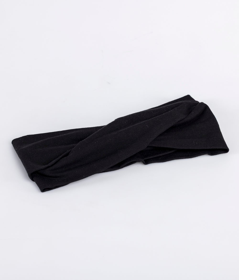 Stirnband Twist aus TENCEL™ Modal - Stirnbänder - obumi - 330 - Black