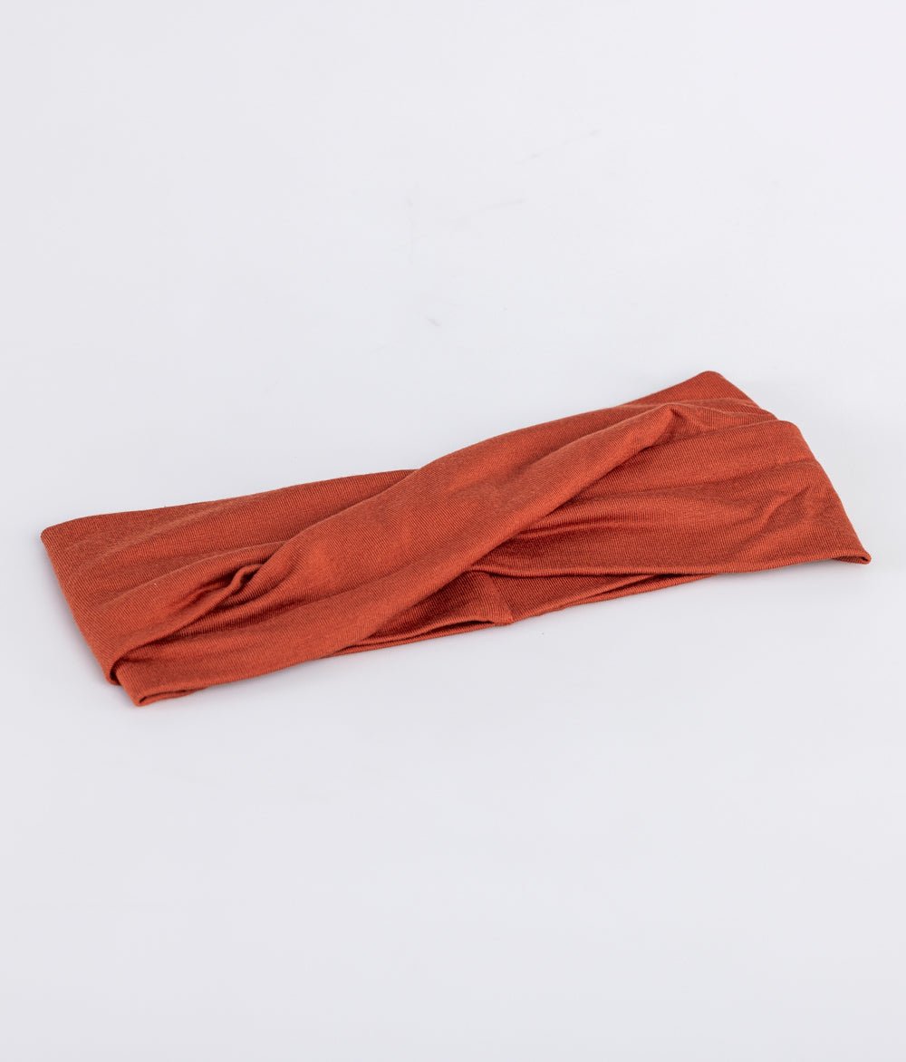 Stirnband Twist aus TENCEL™ Modal - Stirnbänder - obumi - 335 - Henna