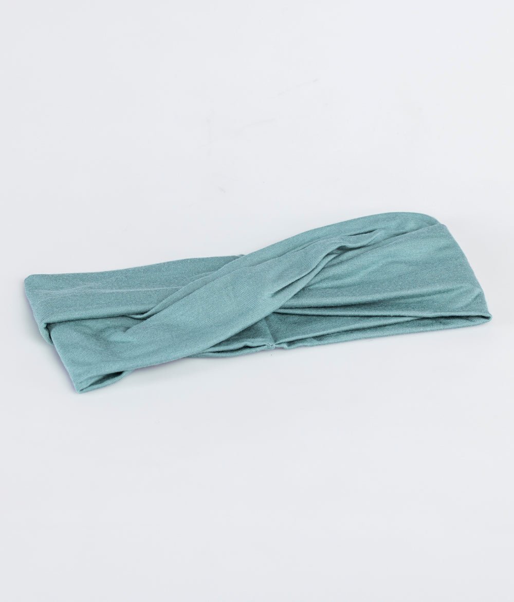 Stirnband Twist aus TENCEL™ Modal - Stirnbänder - obumi - 336 - Aqua
