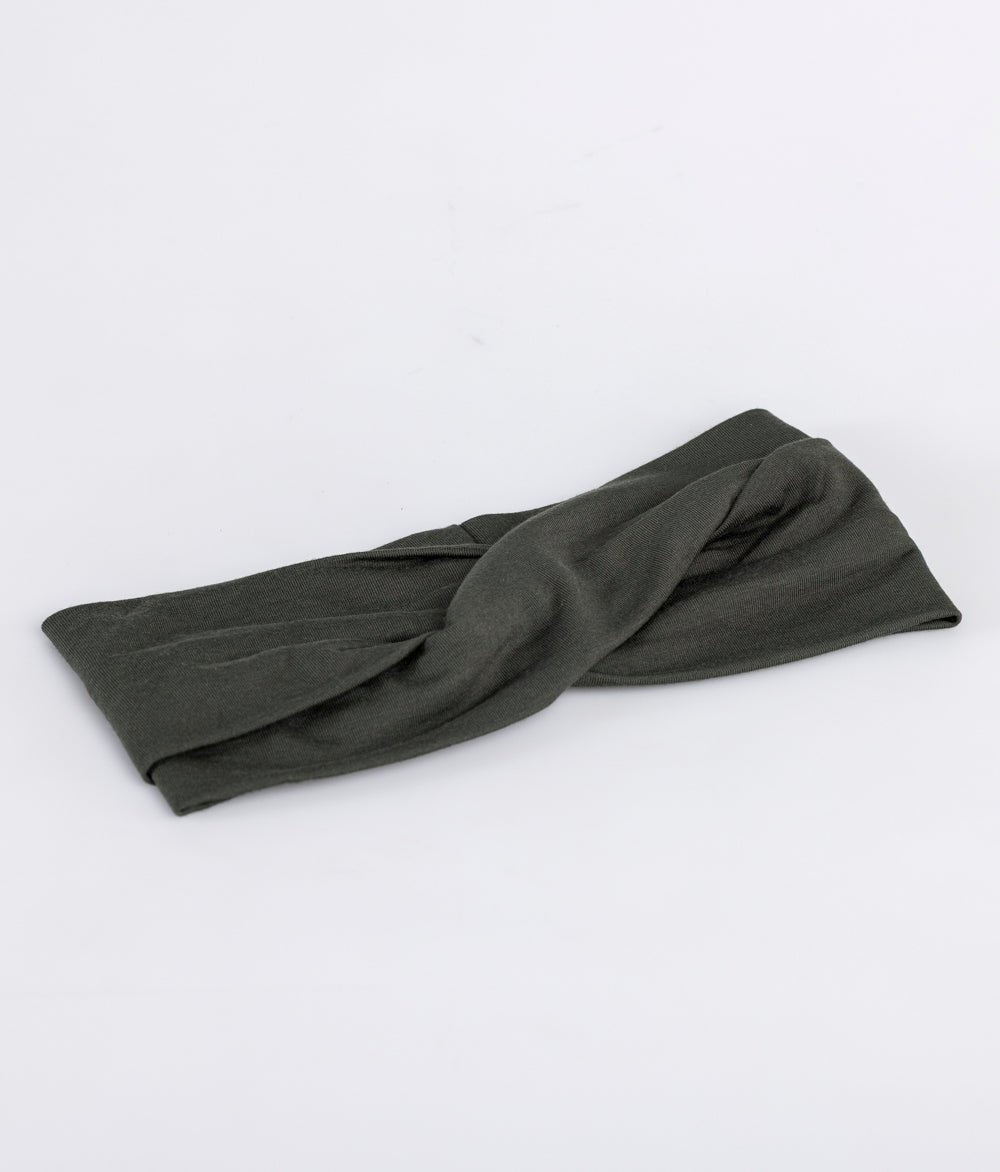 Stirnband Twist aus TENCEL™ Modal - Stirnbänder - obumi - 338 - Forest Green