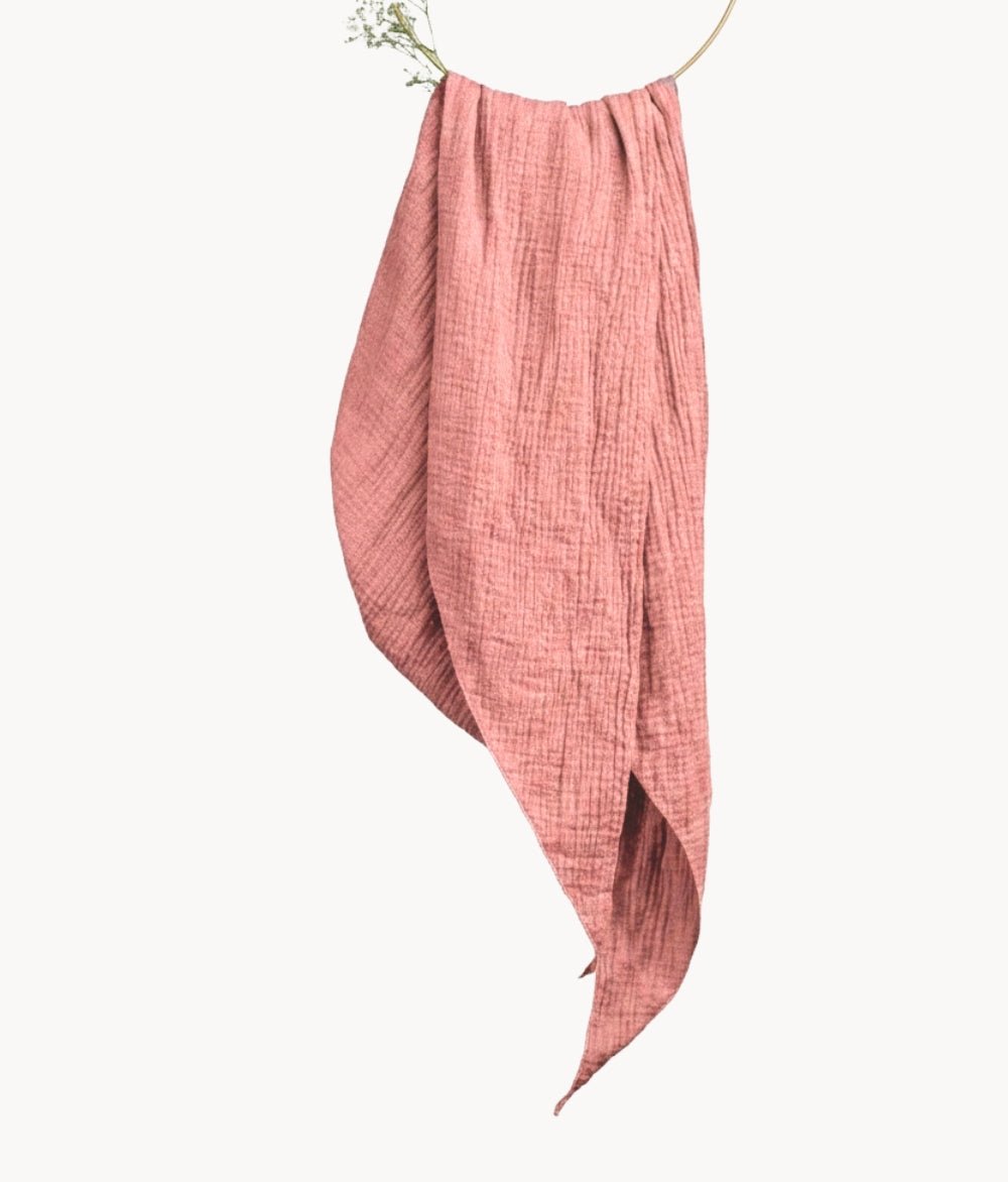 Tuch aus Bio Musselin - Schals & Halstücher - obumi - 028 - Rose