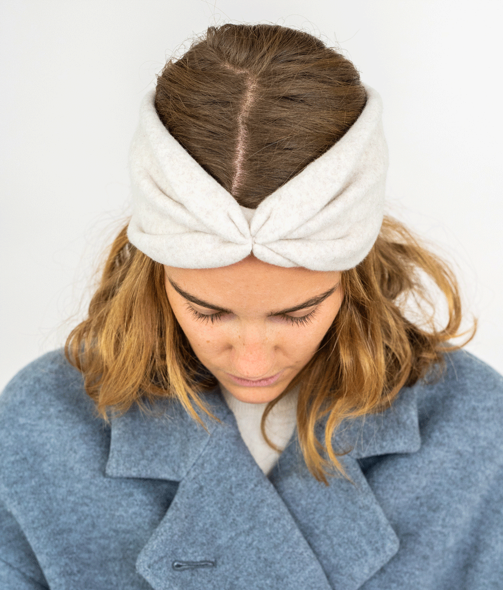 Stirnband Bow aus Bio Baumwolle