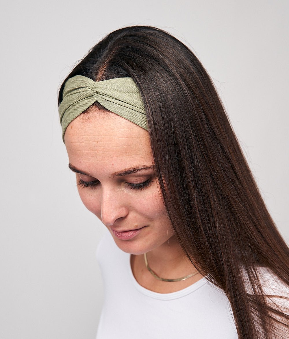 Haarband Bow aus TENCEL™ Modal - Stirnbänder - obumi - 443 - Mint Green