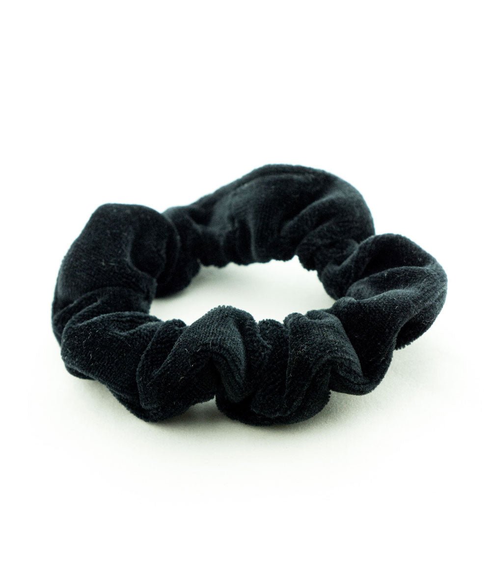Scrunchie aus Bio Samt - Haargummis - obumi - 563 - Black